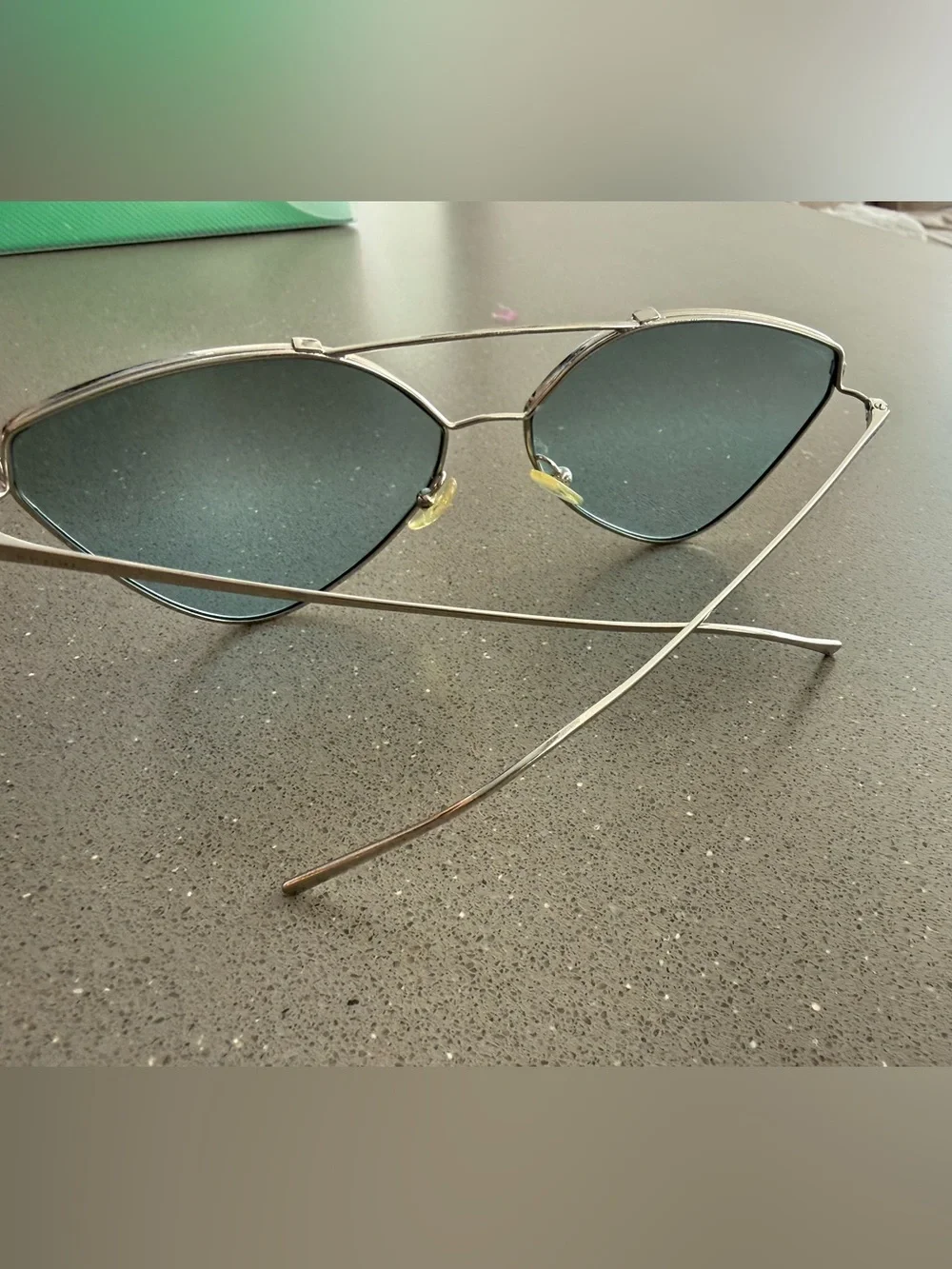 Prada Women's Cat-Eye Sunglasses in Silver with Gray Lenses